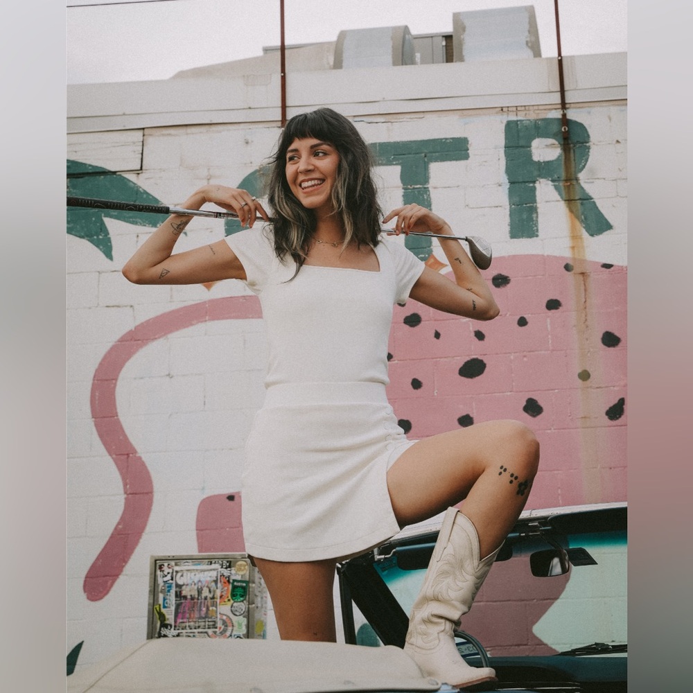 Sierra Madre - All Square Shirt & Skort matching set - Small